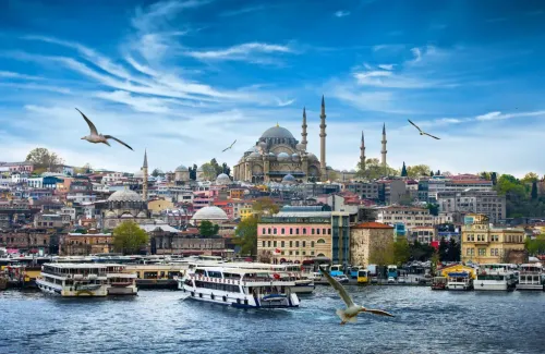 Skyline of Istanbul, Turkey